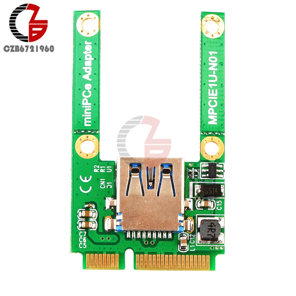Mini PCI-E mSATA a USB 2.0 Adaptador Convertidor Tarjeta de expansión DIY Mini PCI-E Convertidor Tarjeta 