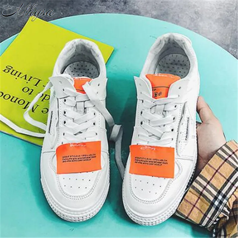 

Mhysa 2019 new spring, summer, autumn and winter men's shoes low to help white Korean fashion men's white canvas shoes Z199