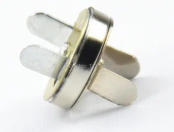

50piece Craft Metal Silver Magnetic Clasps Clips Buckle Sewing On Garment for Clothes Jeans Bag Pocket Clip Hooks 18.5mm K113
