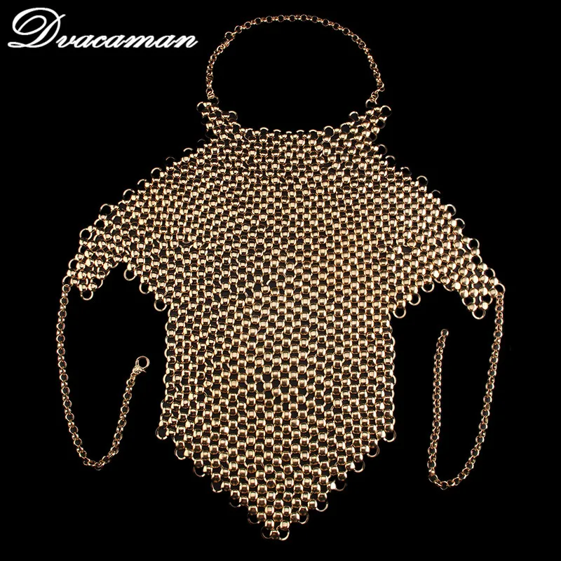 Эксклюзивный индивидуальный дизайн преувеличенный тяжелый металл Макси-ожерелье с подвеской сексуальное барное бикини аксессуары для украшения тела Facebook 855