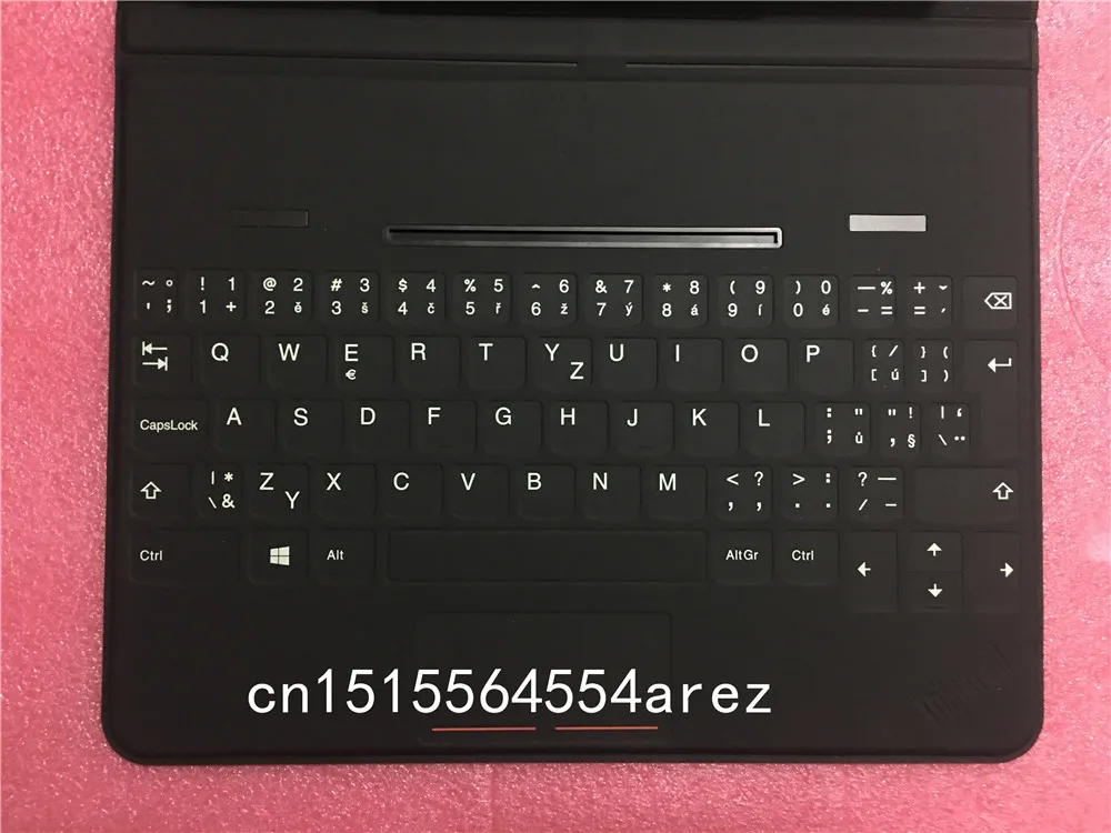 lenovo ThinkPad 10 Tablet Touch etymon клавиатура кожаный чехол английский Чешский 03x9073 03X9045 - Цвет: Czech 03X9045