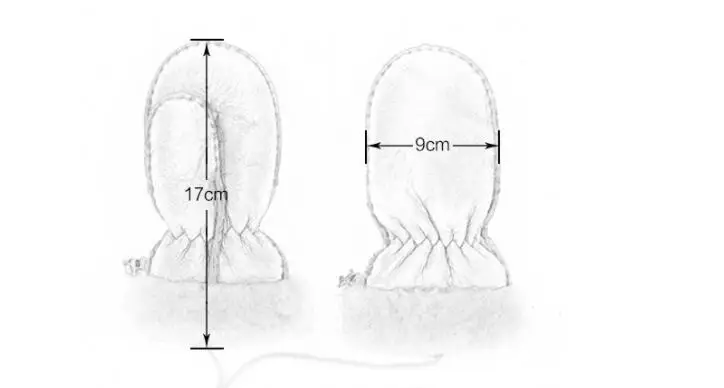 Зимние теплые перчатки для детей от двух до семи лет г., перчатки из натурального овечьего меха для мальчиков и девочек, детские толстые варежки, уличная ручная работа