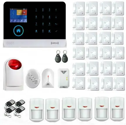 Yobang Security WIFI IOS/Android APP Remote Control Alarmas Casas Smoke Detection Gas Sensor Ultra-thin Home GSM Alarm System