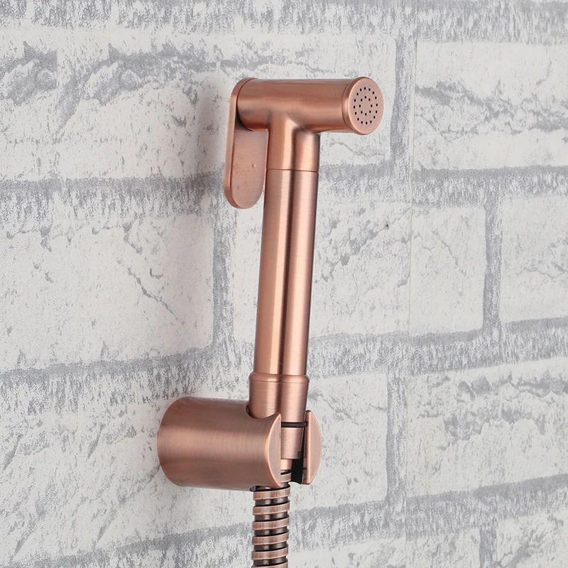 MAIDEER Red bronze antique brass copper Sprayer hand held toilet bidet