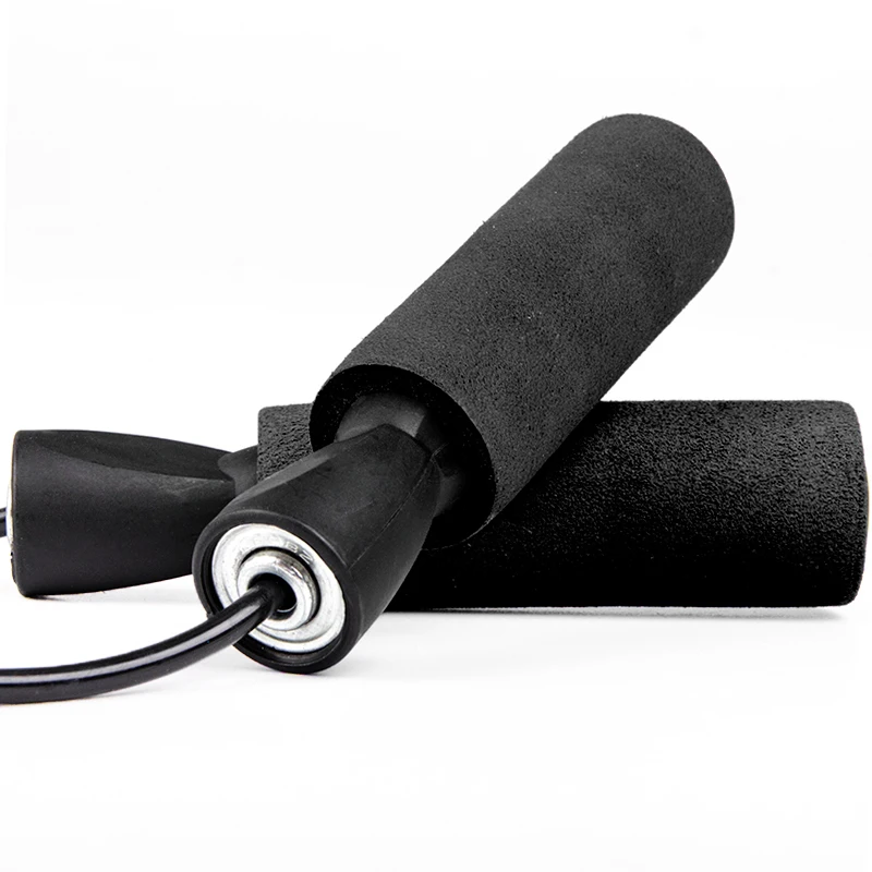 

Cross fit Jump Rope Skip Speed & Weighted Jump Ropes with Extra Speed Cable Ball Bearings Anti-Slip Handle for Double Unders