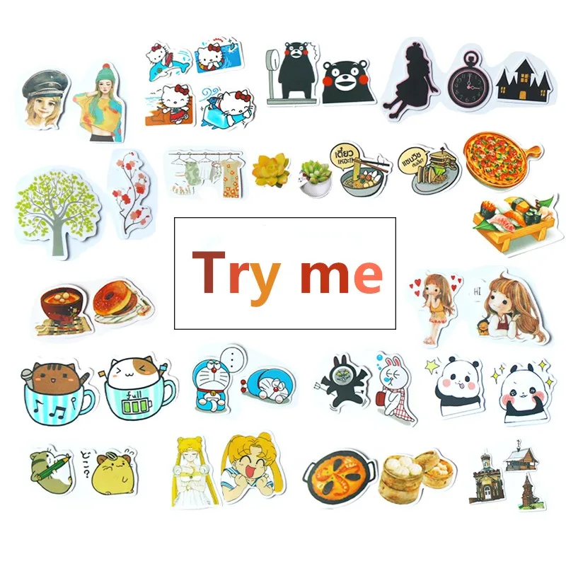 Различные Стиль животных мини бумажные наклейки украшения DIY Ablum дневник в стиле