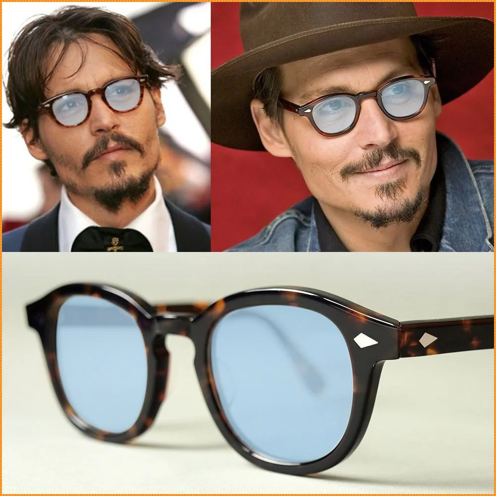 Vintage Eyeglasses Moscot Johnny Depp Tortoise 4524 