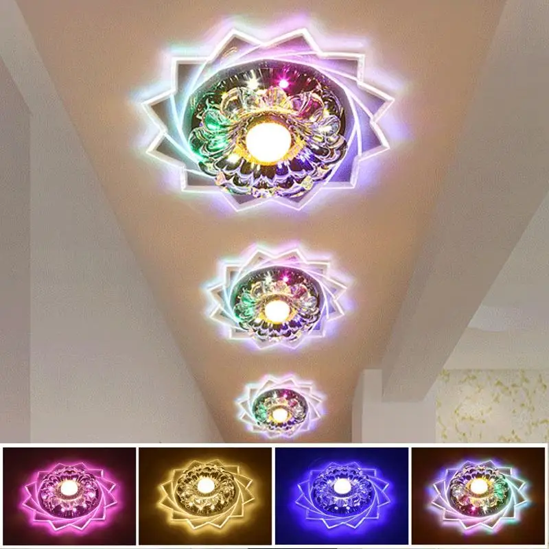 

20cm 3W Surface/Flush Mounted Crystal LED Fixture Pendant Lamp