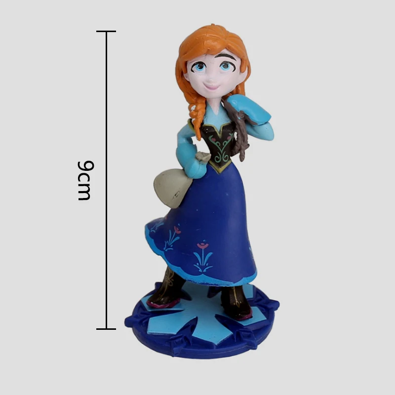 Disney 2pcs/set Anime Figures Frozen Queen Elsa Princess Anna 9cm PVC Action Figures Kids Toys Dolls Model New Classic Toy Gift Disney 2pcs/set Anime Figures Frozen Queen Elsa Princess Anna 9cm PVC Action Figures Kids Toys Dolls Model New Classic Toy Gift