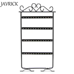 JAVRICK 48 отверстий ювелирные изделия Органайзер стенд металлические серьги ожерелье Витрина 2017 мода стойки для показа сережек Держатели