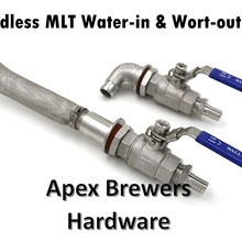 Сварочный млт Сладкая сушь/вода в& сладкая сушь комплект, " Базука, 2 шт шаровой клапан, 1/2" шланг Барб, оборудование для пивоварения