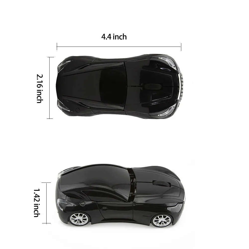 CHYI 2 4G Беспроводной Мышь Infiniti форма спортивной машины usb приемник оптическая Gamer