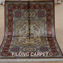 Yilong 4'x6' традиционный ковер ручной работы vantage тонкие восточные ковры(1916