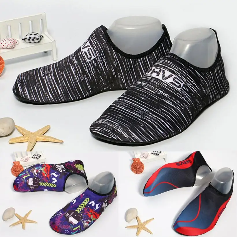 

Adult Unisex Flat Water Shoes Outdoor Swimming Soft Cushion Beach Shoes Seaside Diving Elastic Shoes Walking Lover Shoes 0725
