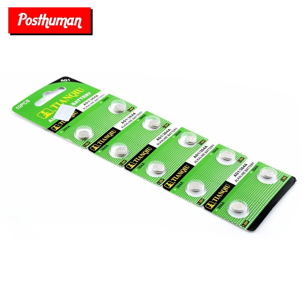 

POSTHUMAN AG1 100% Brand For Watches Toys Etc EE6202 New 20pcs/lot LR60 164 GP364 Alkaline Button Coin Cell Battery
