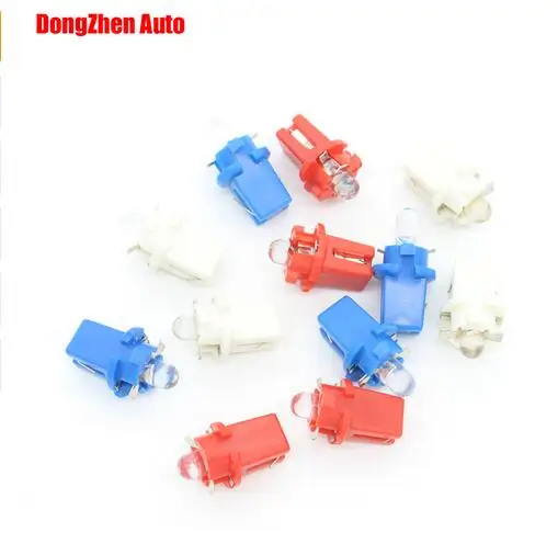

50X Auto B8.3 B8.3D T5 1 LED 509T W3W W1.2W Warning Indicator Light Interior Map Light Dashboard Bulb Courtesy Light Car Xenon
