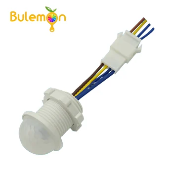 

5pcs/lot LED Light PIR Infrared Human Body Induction Sensor Time Delay Adjustable Mode Detector Switch For Lighting LED Lamp