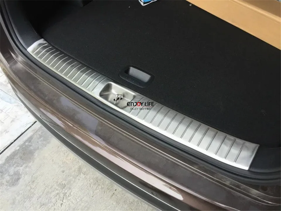 

1pc Car Inner Tail Rear Bumper Plate Sill Scuff Cover Trim For KIA Sportage QL 2016 2017