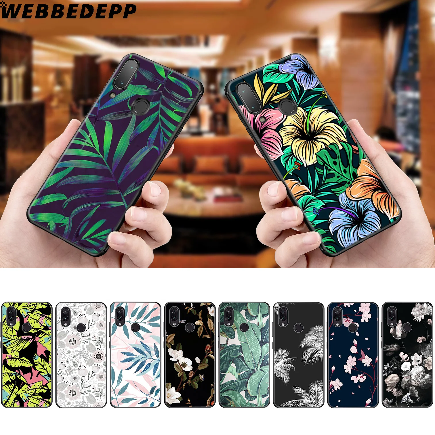 WEBBEDEPP Vintage Plant Leaf Soft Case for Xiaomi Redmi K20 7A 4A 4X 5 5A 6 6A S2 Note 8 4 7 Pro Plus Prime |