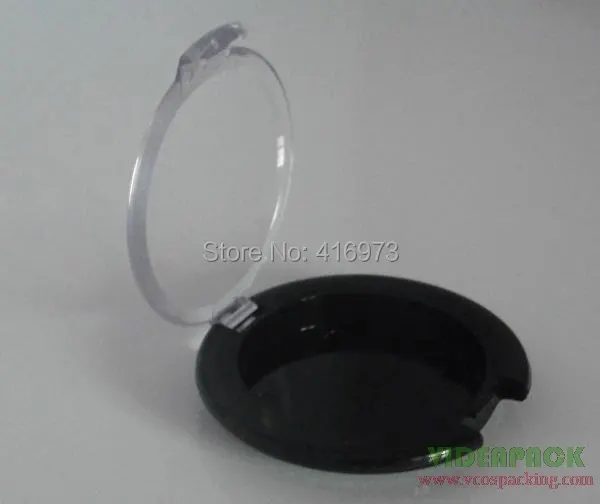 

200pcs/lot plastic empty eyeshadow case 5g / dia 38mm compact container for eye shadowpress powder
