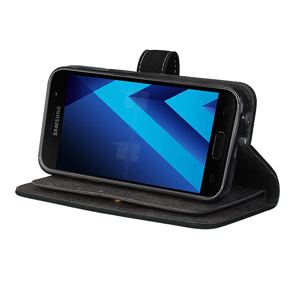 Роскошные 9 Слот для карты Винтаж кожаный чехол для телефона для Samsung Galaxy A3 Флип Стенд кожаный бумажник с фоторамкой крышка для Samsung A3