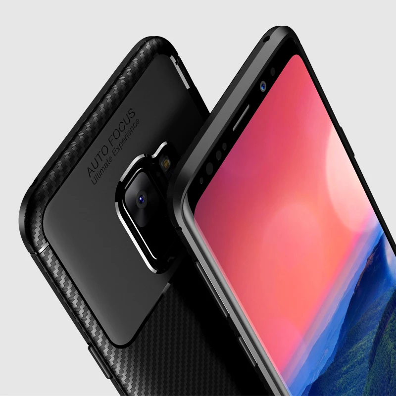 Чехол из углеродного волокна для Samsung Galaxy S10 Lite Plus J2 J4 A2 Core A20E A8S A10 A30 A40 A50 A70 M10 M20 M30