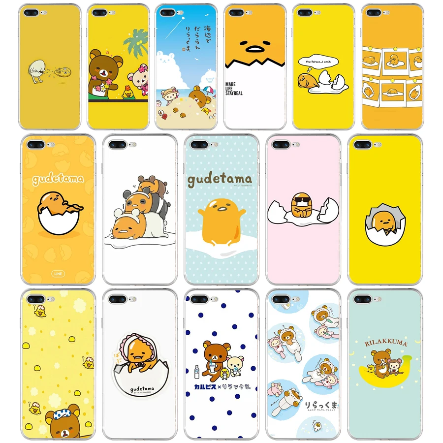 31AQ Забавный Милый мультяшный Rilakkuma мягкий ТПУ силиконовый чехол для Apple iPhone 6 6s 7 8
