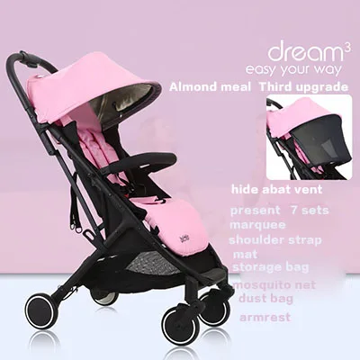 Can take the plane travel essential baby stroller light umbrella cart may sit may lie down folds th