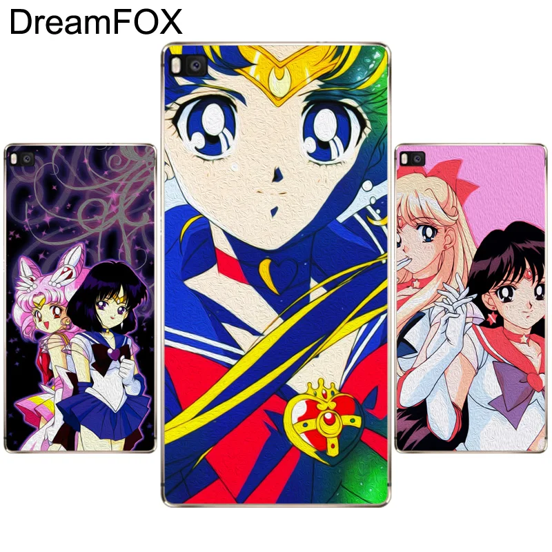 DREAMFOX M286 Сейлор Мун Мягкий ТПУ силиконовый чехол для телефона Huawei P8 P9 P10 P20 P30 Lite Pro P