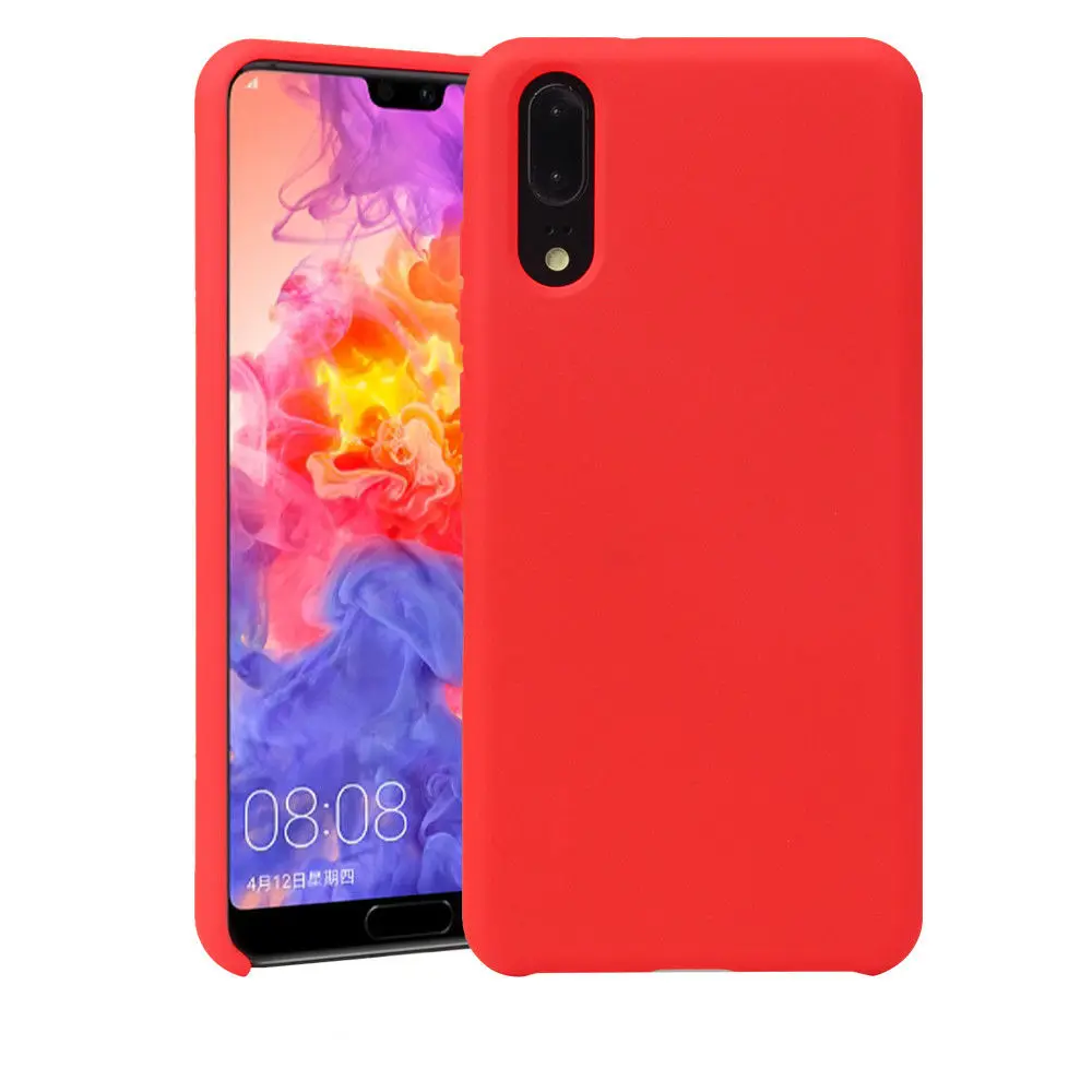 Твердые Цвет Мягкий ТПУ huawei Y6 2018 чехол Роскошный тонкий имитация жидкий