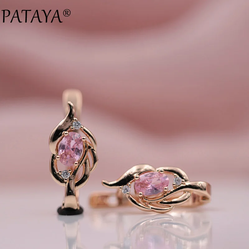 PATAYA 328 новые женские свадебные украшения овальные темно синие натуральные