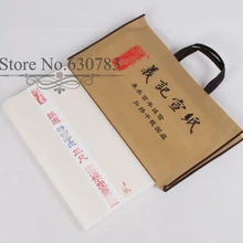 Новейшая сырая рисовая бумага, ручная работа, китайская бумага Xuan для художественной живописи и каллиграфии, белая, 50*100 см, 100 листов