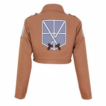 Dia das bruxas trem jaqueta corps attack on titan shingeki não kyojin eren jaeger cosplay jogo anime japonês