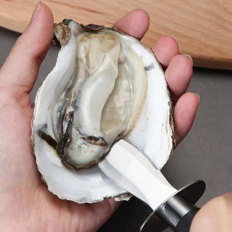 Нож для устриц с острыми краями Шукер оболочка инструмент для открывания морепродуктов