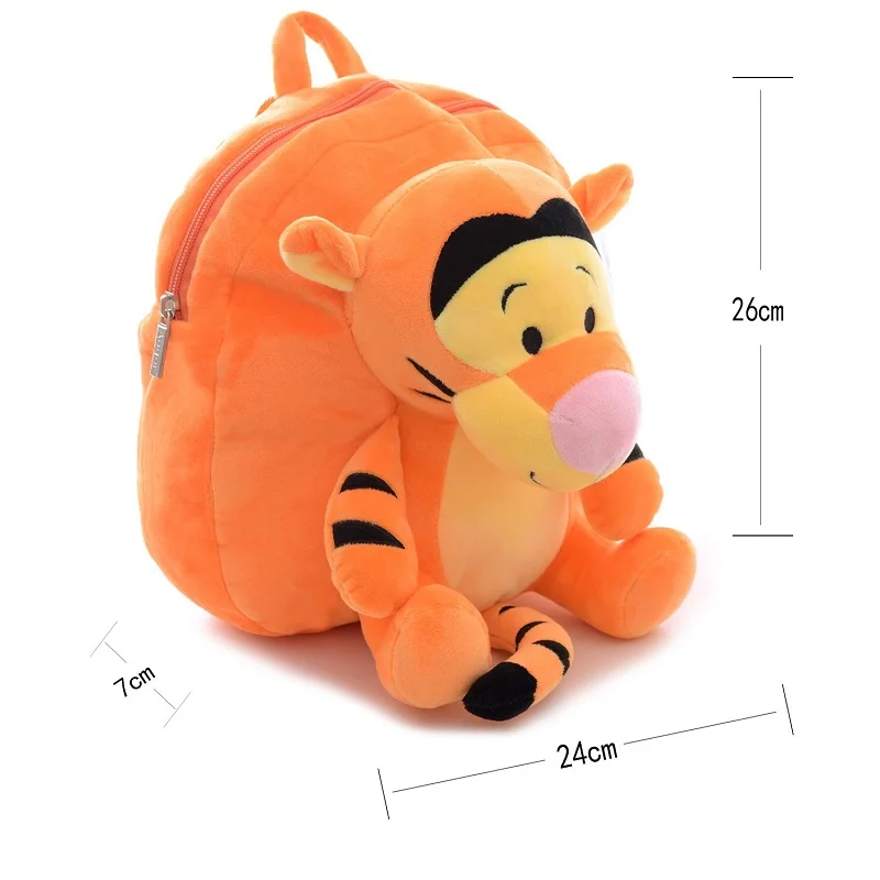 5 Style Disney Plus Dolls Toy Winnie the Pooh Mickey Mouse Mickey Minnie Jumping Tiger Plush Doll Bag Children's Birthday Gift