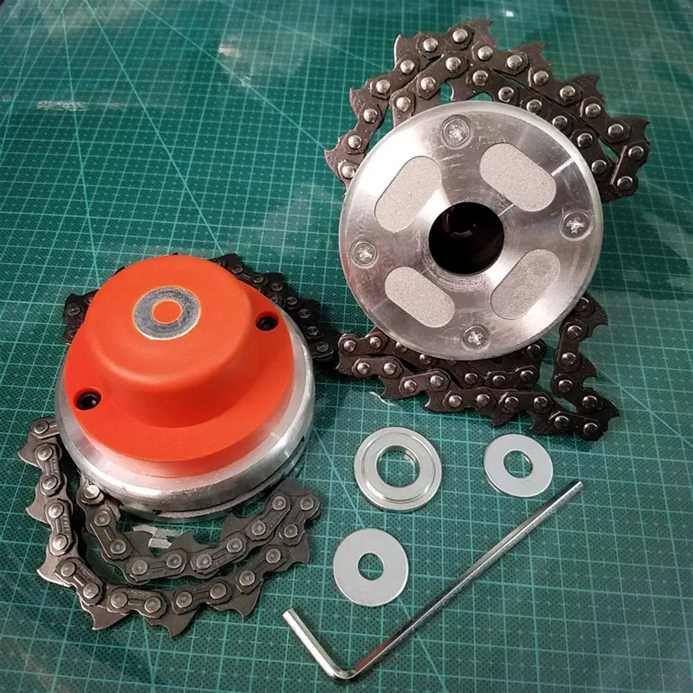 

General Lawn Mower Chain Fine-tuning Head Chain Mower Trimmer Garden Grass Brush Tool Spare Parts