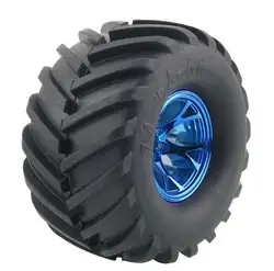 1 шт. HSP HPI 1/10 RC monster truck колеса покрышка колеса 3003 74-54-56 с серебряным красным синим ободом