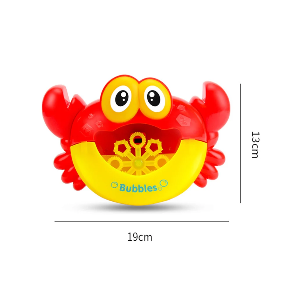Краб выдувная машина с пузырями игрушки Детские мыльные пузырьки детская Ванна Игрушка устройство для мыльных пузырей креативная полипористая свадебная машина