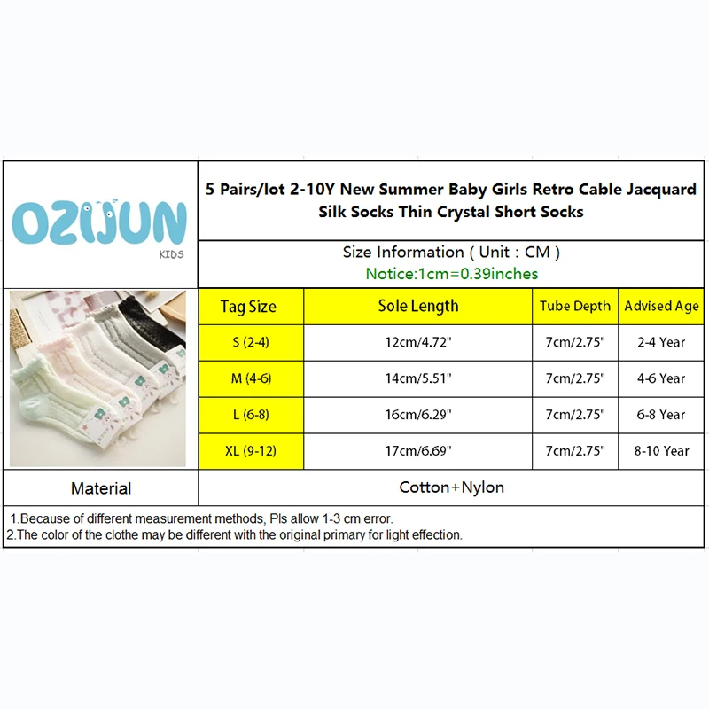 От 2 до 10 лет носки для маленьких девочек, 5 пар летние тонкие жаккардовые шелковые сетчатые носки для принцессы с винтажным узором в стиле ретро ультратонкие открытые носки