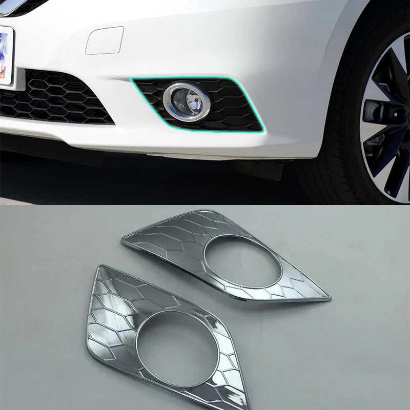 

ABS chrome car accessories front foglight cover Car Styling For TOYOTA CH-R 2018
