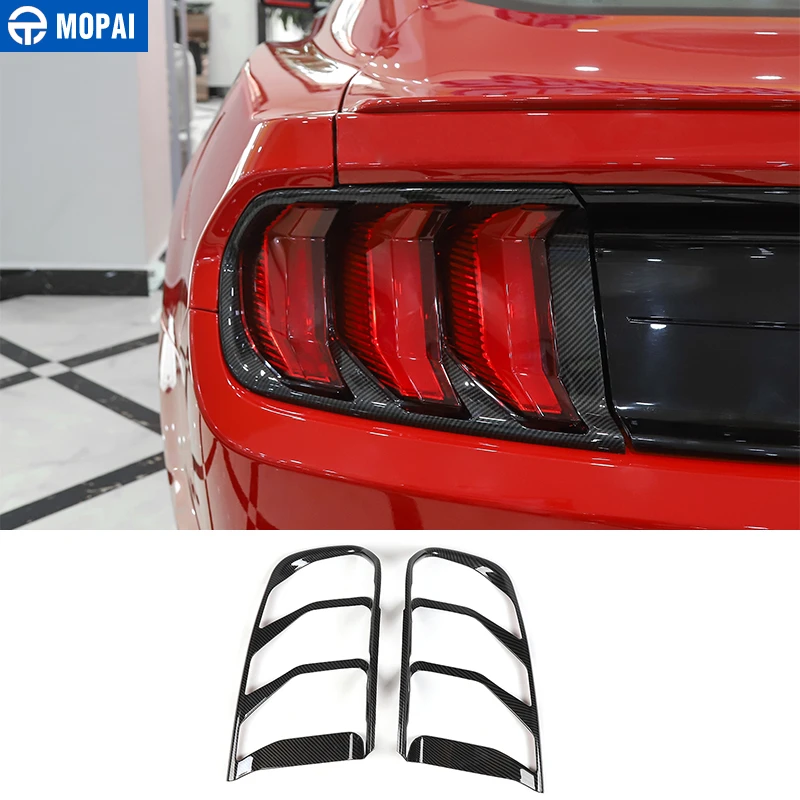 MOPAI углеродное волокно для Mustang Автомобильный задний светильник, декоративный задний светильник, аксессуары для Ford Mustang