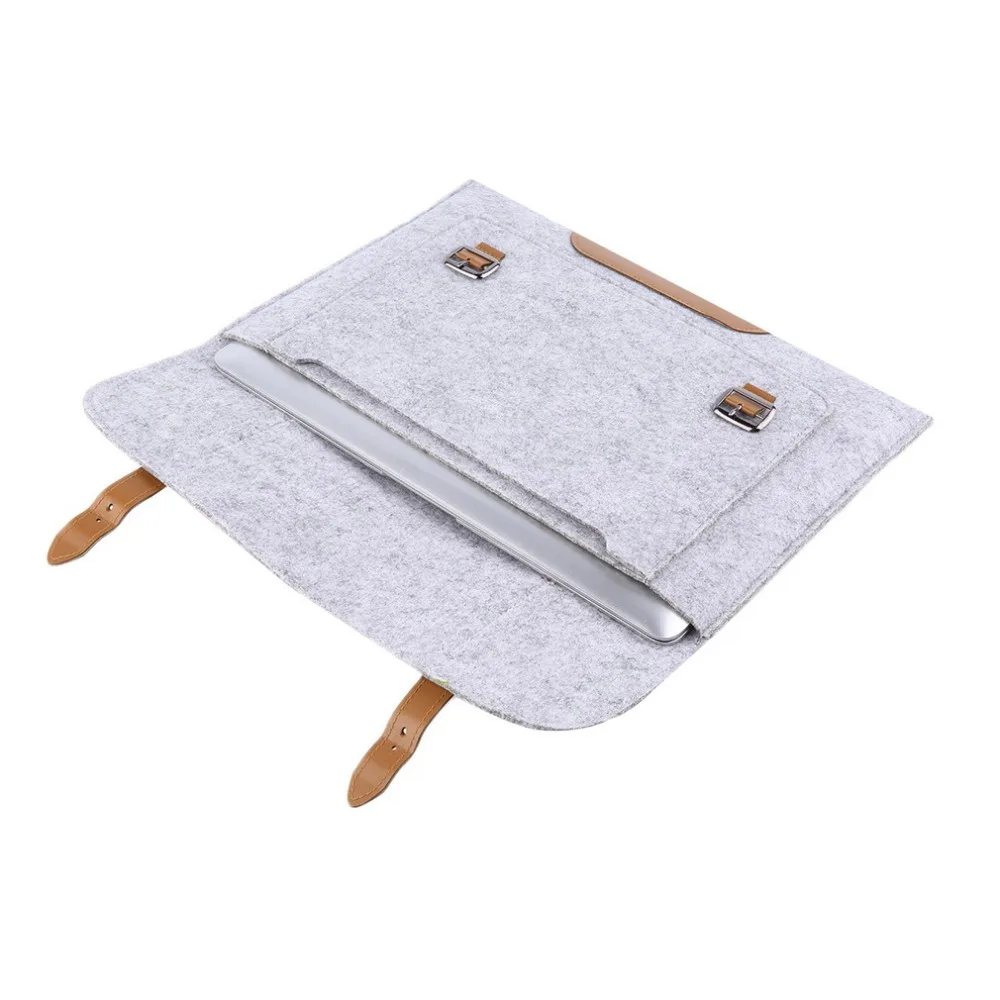 Fashion 13 inch Woolen Felt Laptop Cover Case Notebook Sleeve Bag Pouch For Apple Macbook Pro Air for laptop tablets notebook