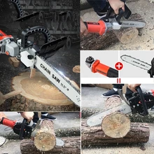 Electric Saw Parts 22 Chain Teeth 11.5 Inch for 100 Angle Grinder Chainsaw Bracket Changed Into Chain Saw Woodworking Power Tool Electric Saw Parts 22 Chain Teeth 11.5 Inch for 100 Angle Grinder Chainsaw Bracket Changed Into Chain Saw Woodworking Power Tool