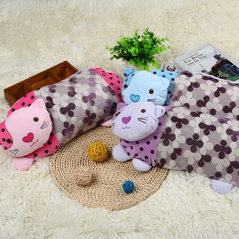 

2018 New Three Color High Quality Fiber Polyester Support Kids To Prevent The Flat Baby Pillow Bedding