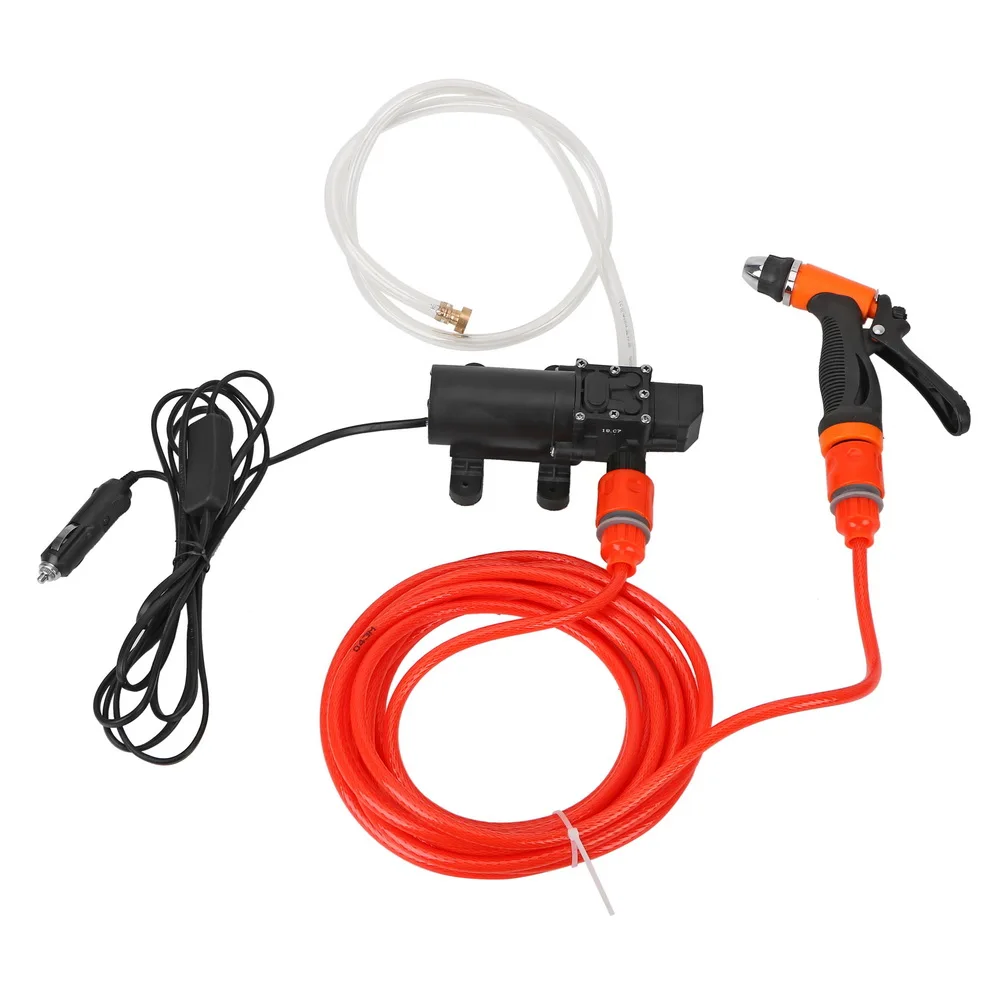 

Portable Water Pump Cigarette Lighter High Pressure 12V Spray Gun Car Cleaner Self Suction Electric Car Washer