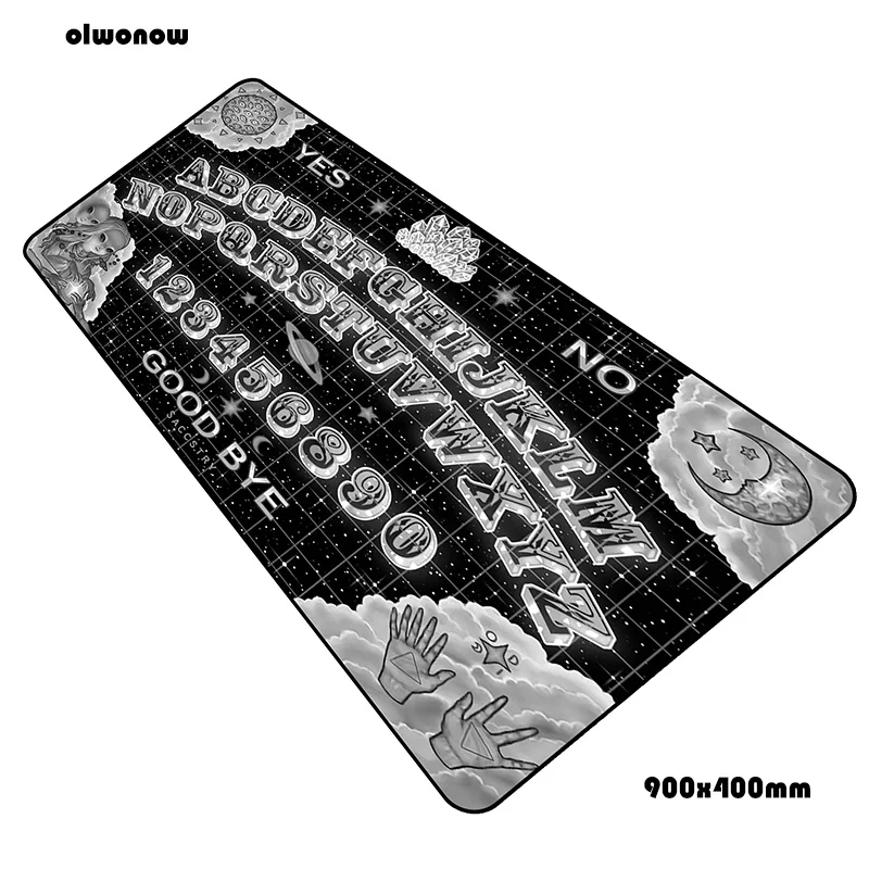 Ouija доска padmouse 900x400x3 мм игровой коврик для мыши 3d большой коврик для мыши геймер компьютерный стол xl коврик notbook мышь pc - Цвет: Size 900x400x3mm