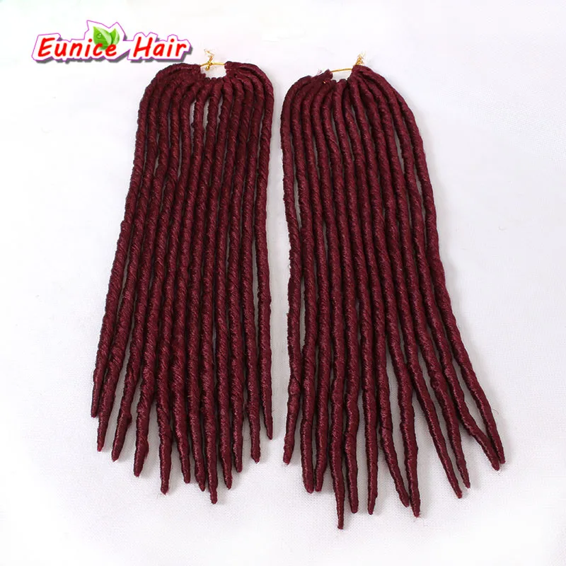 

18 Inch Dreadlocks Synthetic Hair Crochet Braid Hair Extensions 100g/pack Faux Locs Crochet Hair Goddess Soft Locs Style