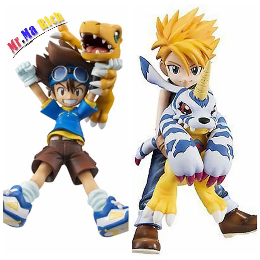 

Digimon Digital Monster Ishida Yamato Gabumo Yagami Taichi Agumon 2pcs Figure