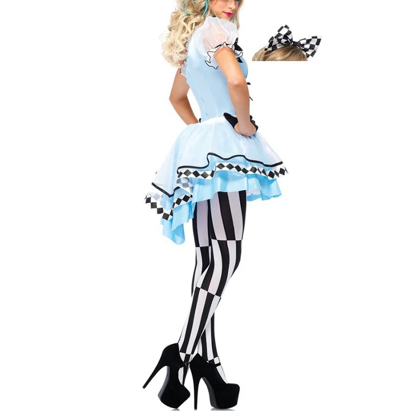 VASHEJIANG Алиса в стране чудес костюм горничной женщины косплей фантазия карнавал Хэллоуин костюмы для женщин