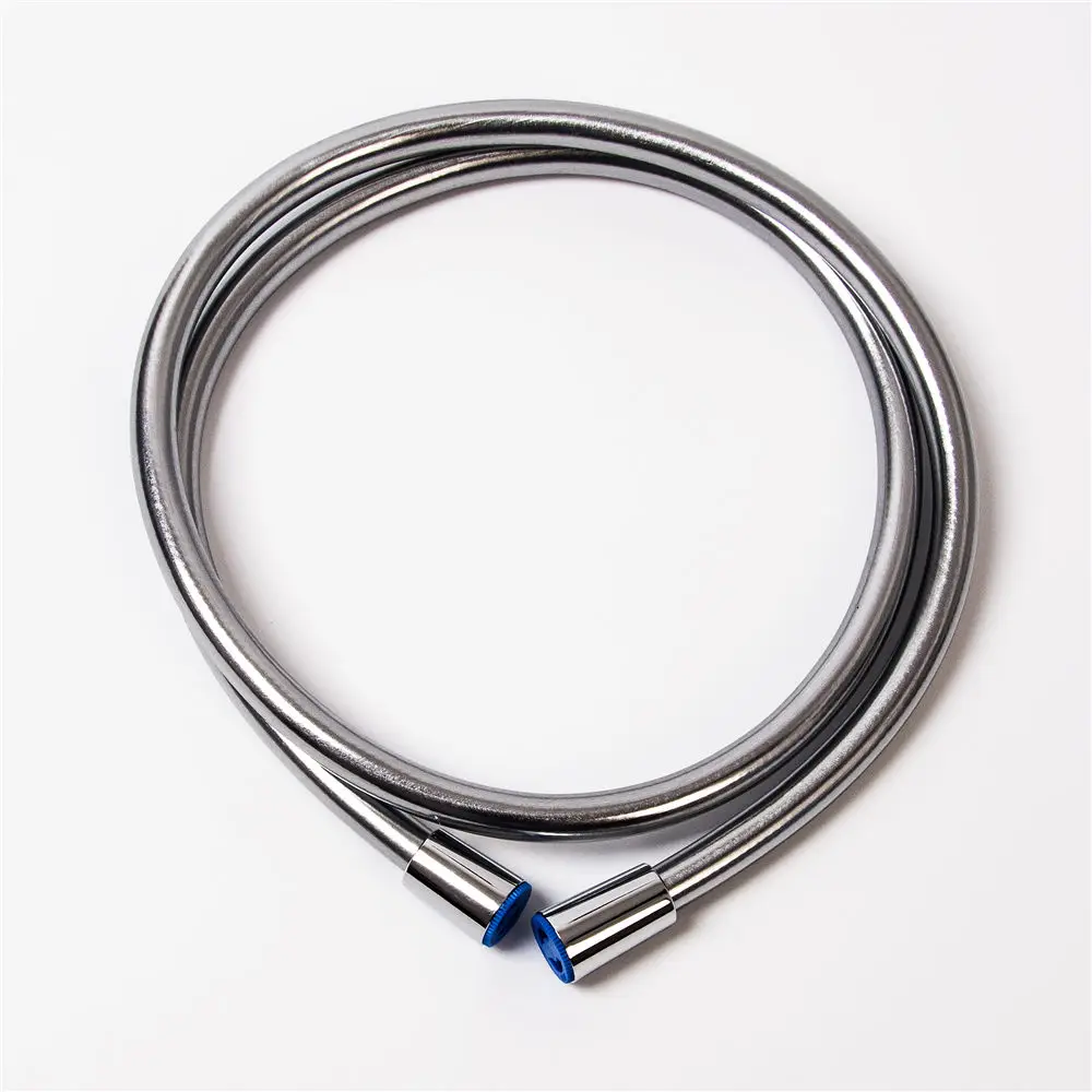 Bathroom accessories pvc chrome plated shower hose 1.5 metre Plumbing